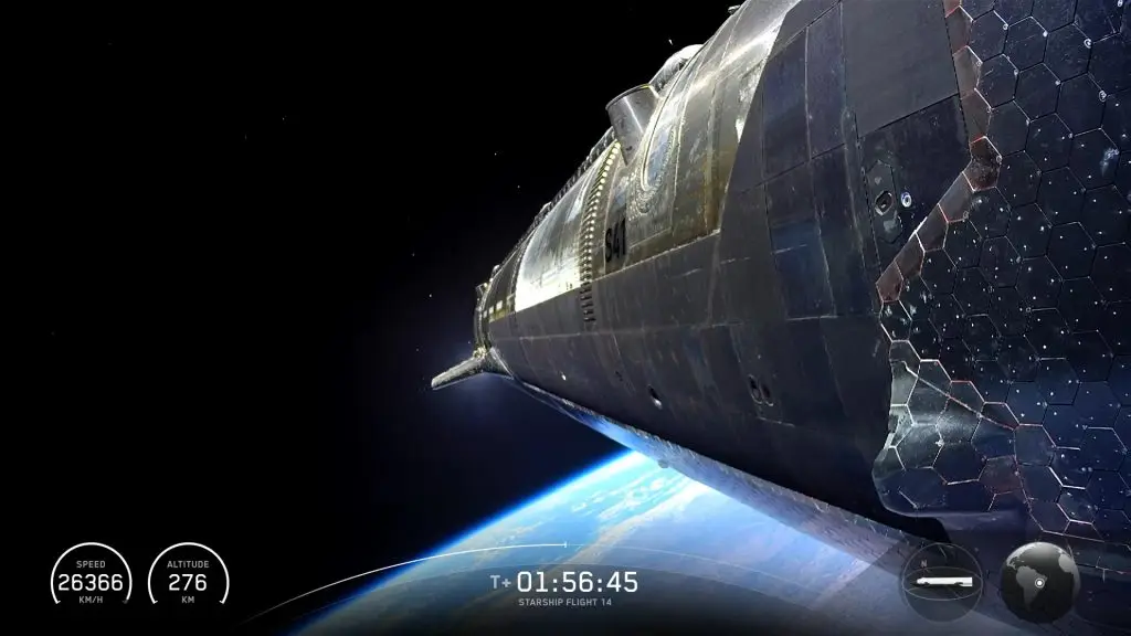 A Starship végrehajtotta legutóbbi tesztrepülését, felső fokozata pályára állt