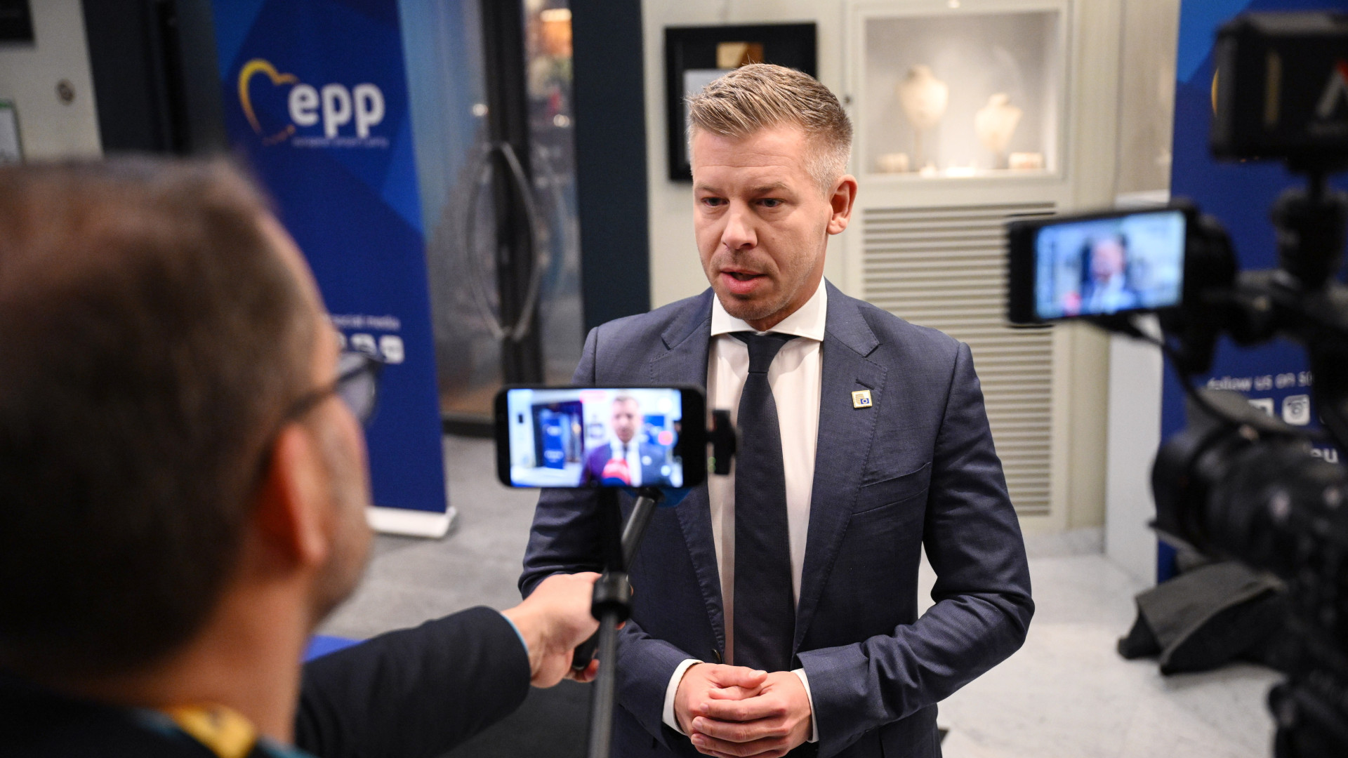 Magyar Péter: ígéretet kaptam az uniós tagállamoktól a napi 1 millió eurós bírság rendezésére